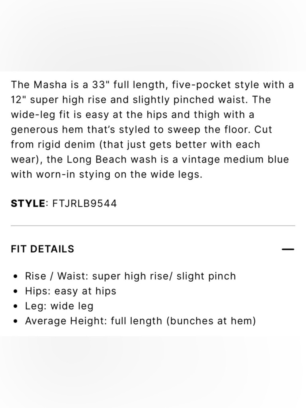 NWT Favorite Daughter MASHA jeans in Long Beach 26 - Picture 5 of 5